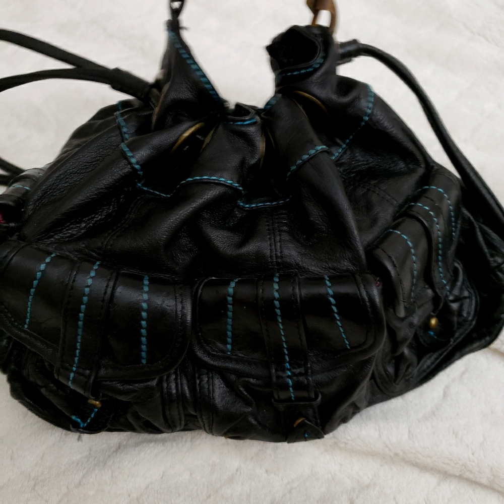 TRACY REESE  PLENTY Leather with pink accent